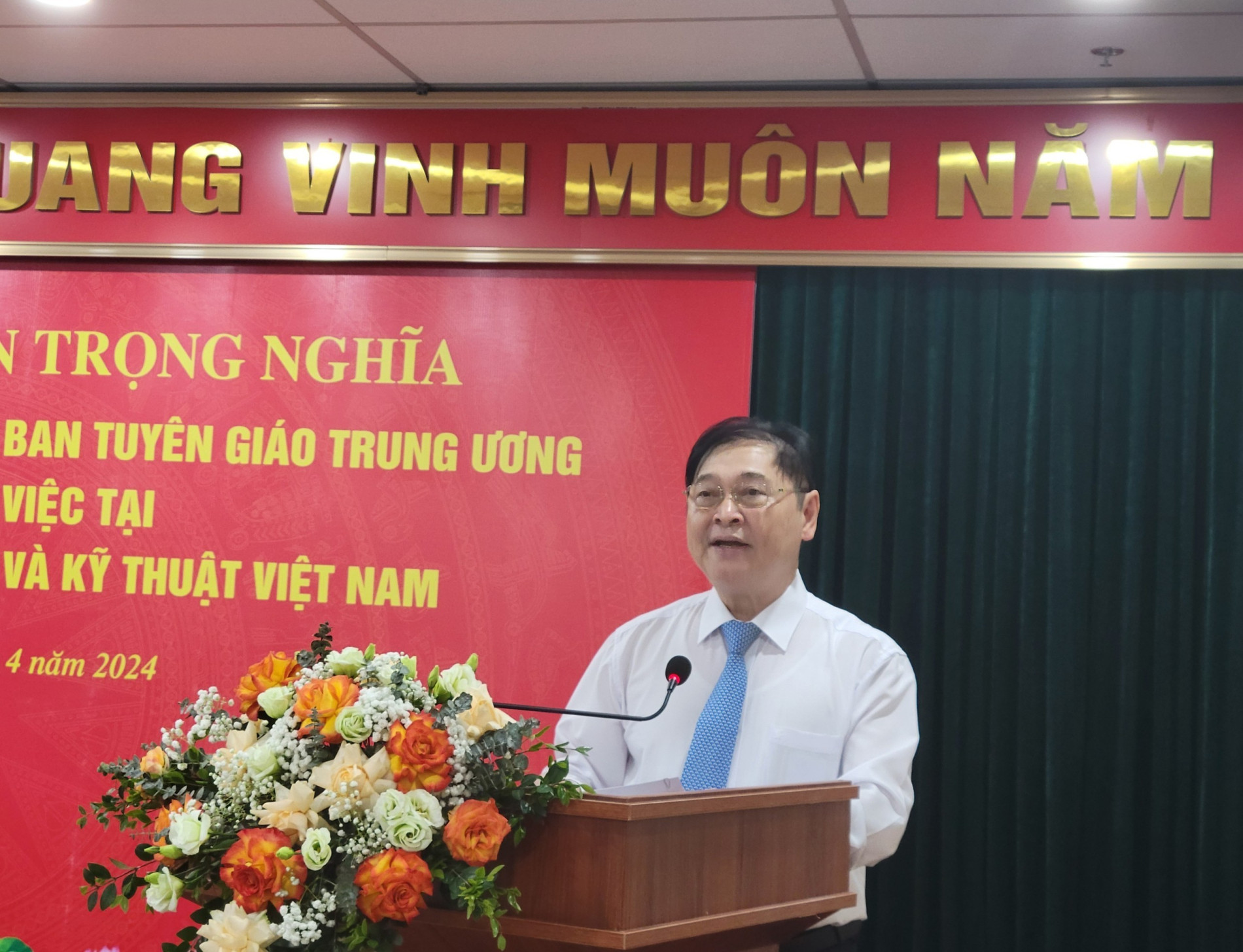 Bí thư TW Đảng Nguyễn Trọng Nghĩa: Hoạt động của LHHVN ngày càng đổi mới, ổn định và phát triển
